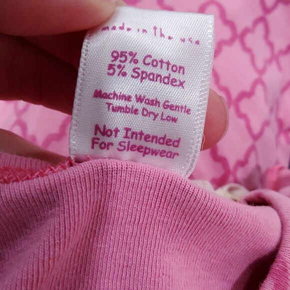 GIGGLE MOON 9M Pink and Floral Ruffle Romper - Picture 4 of 4